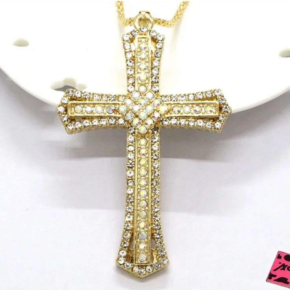 Betsey Johnson Cross Necklace- coming soon